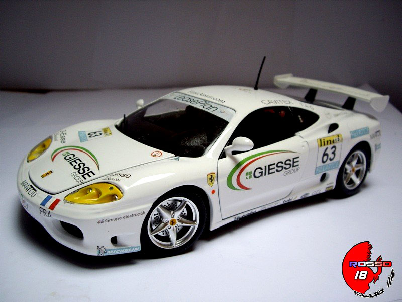 Ferrari 360 Modena ngt fia gt monza 2001 1/18 Burago